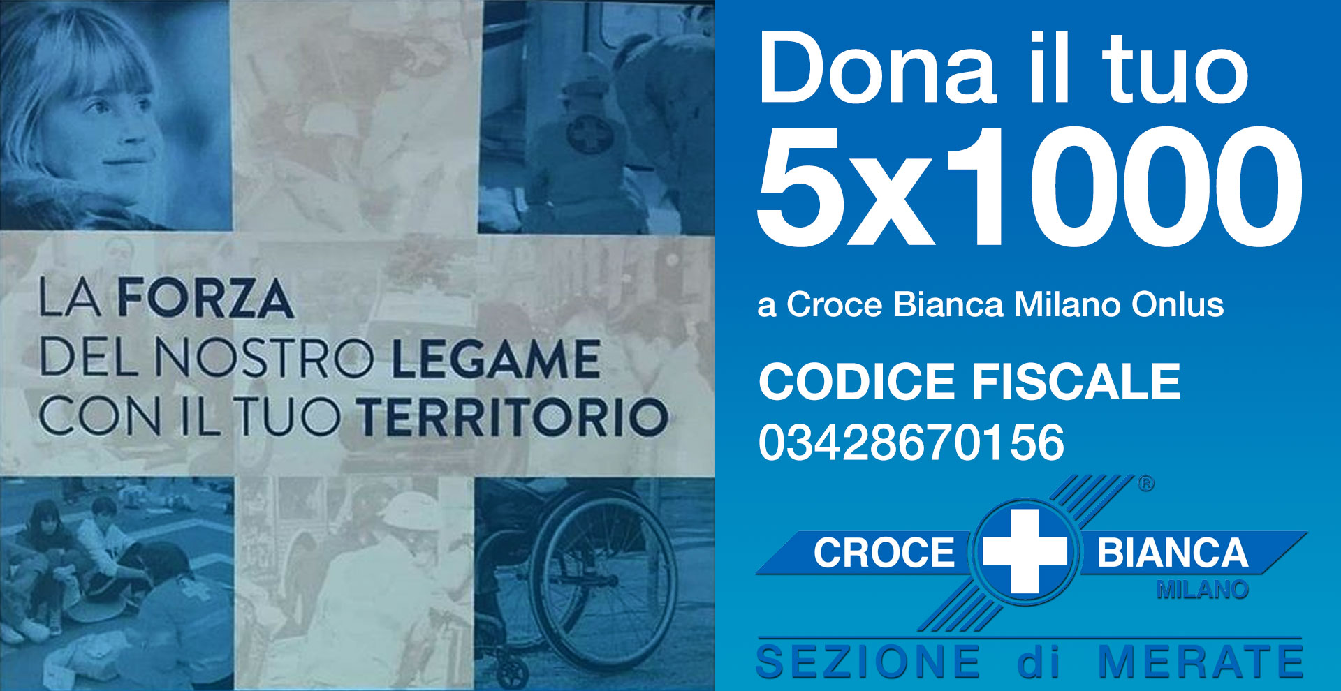 5x1000 a Croce Bianca Merate